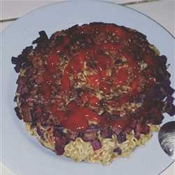 Sweet Potato with Noodle Pizza